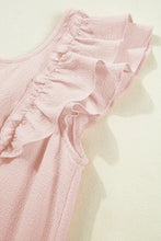 Ruffle Sleeve Bow Back Mini Dress Woman Casual Dress