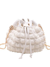 Bubble Textured Bucket Bag Shoulder Bags