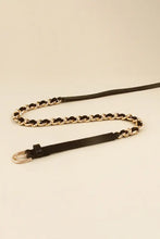 PU Chain Skinny Belt Belts
