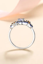 Moissanite Contrast 925 Sterling Silver Ring Rings