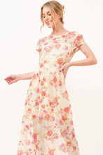 And The Why Fish-Net Floral Printed Midi Dress Casual Dresses