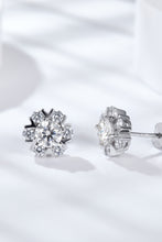 925 Sterling Silver Moissanite Stud Earrings Silver One Size