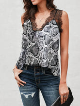 Lace Detail V-Neck Tank