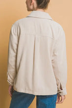 Love Tree Corduroy Button Up Jacket with Sherpa Inside Woman Outerwear
