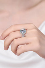 5 Carat Moissanite 925 Sterling Silver Ring Silver