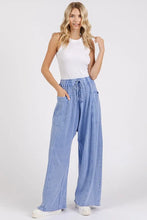 Mittoshop Mineral Wash Elastic Waist Baarrel Leg Baggy Pants
