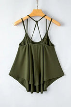Scoop Neck Double Spaghetti Strap Cami Tanks & Camis