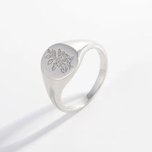 925 Sterling Silver Signet Ring Silver
