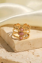 Triple-Layered Stainless Steel Open Ring Rings