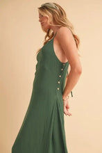 Aemi+Co Side Button Midi Cami Dress Casual Dresses