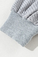 Raw Hem Round Neck Long Sleeve Sweatshirt Woman Sweatshirts