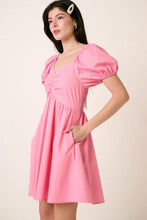 Mittoshop Sweetheart Puff Sleeve Smocked Mini Dress Casual Dresses