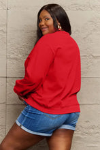 Simply Love Full Size SANTA'S FAVORITE Round Neck Sweatshirt Woman Sweatshirts