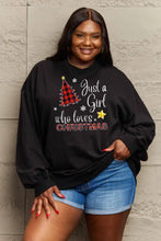 Simply Love Full Size Graphic Sweatshirt Black Woman Sweatshirts