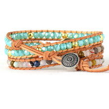 Opal Beaded Layered Bracelet Necklaces