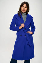 Coalition LA Double-Breasted Longline Coat with Belt Woman Outerwear