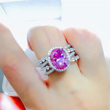 3 Carat Moissanite 925 Sterling Silver Ring Silver Rings