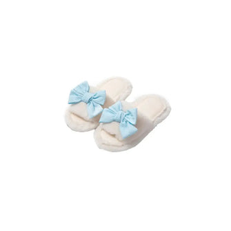 Open Toe Flats Slippers White Woman Slippers