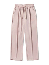 Men's Plus Size Drawstring Wide Leg Pants Blush Pink