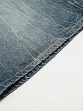 Men's Wash Wide-Leg Denim Shorts