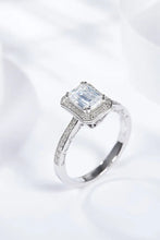 1 Carat Moissanite 925 Sterling Silver Halo Ring Rings