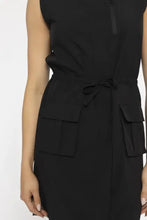 MONO B Versatile Drawstring Waist Tank Dress Casual Dresses