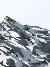 Men's Camo Cargo Pants with Multi Pockets Woman Sweatpants