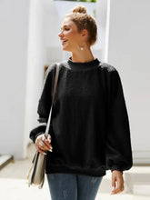 Ivy Lane Mock Neck Dropped Shoulder Sweatshirt Woman Sweatshirts