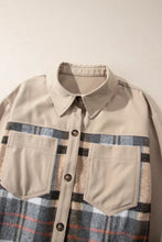 Pocketed Plaid Long Sleeve Mini Shirt Dress Woman Maxi Dress