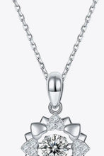 Moissanite Flower Shape Pendant Necklace Necklaces