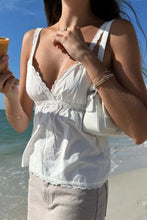 Lace Detail V-Neck Cami Tanks & Camis