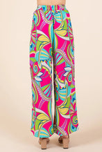 Mittoshop Abstract Print Elastic Waist Wide Leg Pants