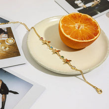 18K Gold-Plated Starfish Chain Bracelet