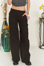 ADORA Low Rise Casual Cargo Pants BLACK