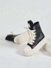 Platform Lace Up Contrast Sneakers Woman Sneakers