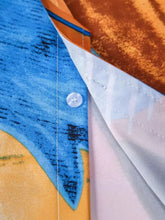 Men's Tropical Print Short Sleeve Button-Up Shirt Mens Tops