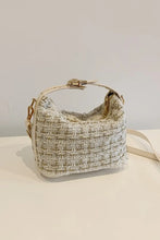 Woven Removable Strap Shoulder Bag Ivory One Size