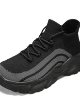 Mesh Round Toe Platform Athletic Woman Athletic Shoes