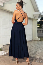 Sleeveless Plunge Neck Slit Maxi Dress Woman Maxi Dress