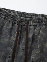 Men's Camouflage Cargo Drawstring Pants Woman Sweatpants
