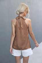 Polka Dot Grecian Neck Tank Tanks & Camis