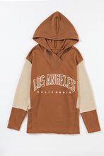 Letter Graphic Long Sleeve Hoodie Woman Sweatshirts