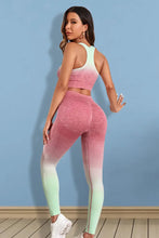Gradient Sports Tank and Leggings Set Woman Activewear