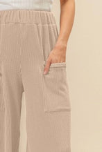 BiBi 2tone Cord Rib Waist Band Side Pocket Pants