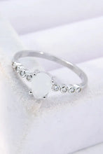 Teardrop Natural Moonstone Ring Rings