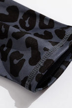 Leopard Cutout Sports Bra and Leggings Set Woman Activewear