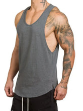 Men's Plus Size Round Neck Breathable Tank Mens Tops