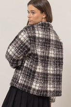 HYFVE Plaid Collared Neck Boucle Jacket with Pockets Woman Outerwear
