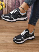 Lace Up Round Toe Sneakers Woman Sneakers