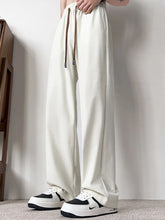 Men's Plus Size Casual Wide Leg Drawstring Pants